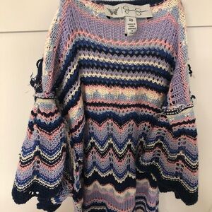 Jessica Simpson Multicolor Striped Knit Dress - XS